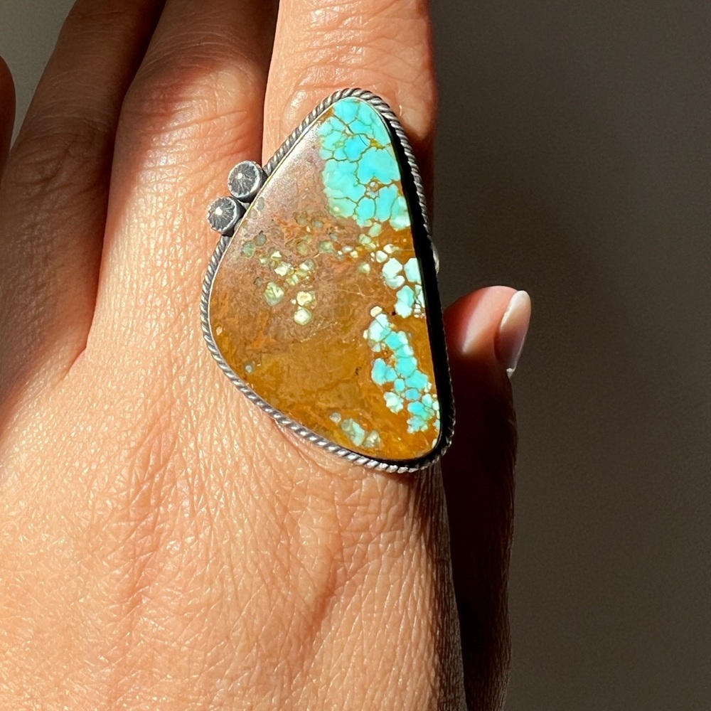 Number 8 turquoise Ring - Picture 6 of 6